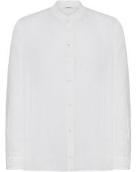 Transit - Camicia Con Colletto Alla Coreana - Lyst