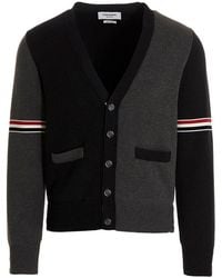 Thom Browne - Two-Color Cardigan - Lyst
