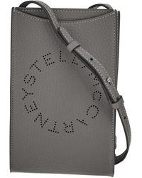 Stella McCartney - Openwork Logo Phone Pouch - Lyst