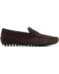 Tod's - City Gommino Loafers In Suede - Lyst