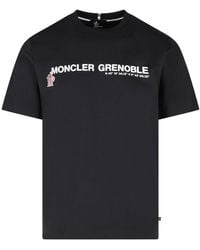 Moncler - Stretch Cotton T-Shirt - Lyst