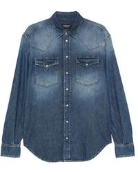 Dondup - Regular-Fit Western Denim Shirt - Lyst