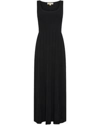 Michael Kors Ombr Ribbed Stretch Viscose Dress in Pink | Lyst