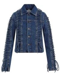 Jean Paul Gaultier - Corset Denim Jacket - Lyst