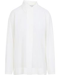 Carven - Asymmetrical Collar Shirt - Lyst
