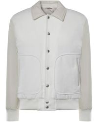Eleventy - Giacca Bomber Bicolore - Lyst