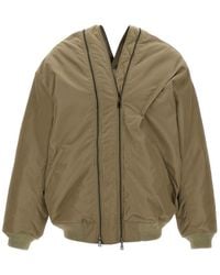 Y. Project - Double Zip Pinched Logo Jacket - Lyst