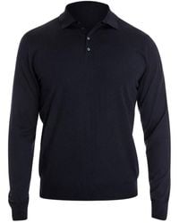 Drumohr - Wool Polo Shirt - Lyst