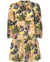 Anjuna - Clara Caftan Short Dress - Lyst