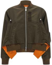 Sacai - Asymmetrical Blouson Bottom - Lyst