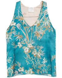forte_forte - Printed Satin Top - Lyst