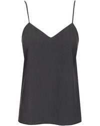 Max Mara - Silk Canvas Top - Lyst