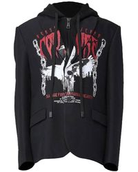 Versace Jeans Couture - Swan Hood Jacket - Lyst