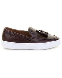 Fratelli Rossetti - Flli Lipsticks Leather Moccasin - Lyst