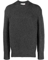 McQueen - Ribbed-Knit Wool Jumper - Lyst
