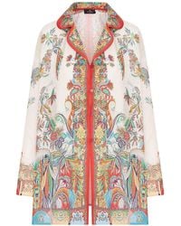 Etro - Silk Shirt Printed With Paisley Pattern - Lyst