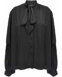 Balenciaga - Double Sleeve Shirt - Lyst