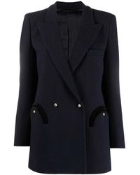 Blazé Milano - Core Resolute' Double Breasted Wool Blazer - Lyst