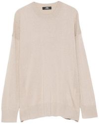 Alpha Studio - Crew Neck Sweater - Lyst