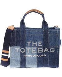 Marc Jacobs - Small The Tote Bag In Denim - Lyst