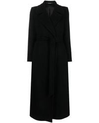 Tagliatore - Wool And Cashmere Blend Long Coat - Lyst