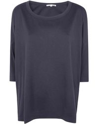 Shirt C-zero - Oversized Boat Neck T-Shirt - Lyst