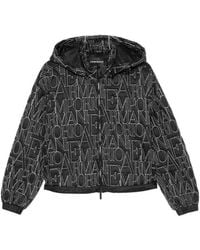 Emporio Armani - Allover Logo Nylon Blouson Jacket - Lyst