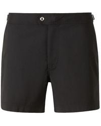 Tom Ford - Nylon Swimsuit With Contrasting Piping And Side Straps - Lyst