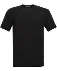 Dolce & Gabbana - Stretch Jersey T-Shirt - Lyst