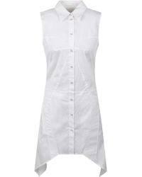 Helmut Lang - Bustier Shirt Dress - Lyst