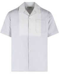 Maison Margiela - Cotton Shirt With Bowling Collar - Lyst