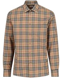 Burberry - Simson Check Shirt - Lyst
