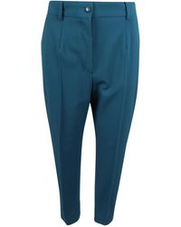 Dolce & Gabbana - Tailored Wool Canvas Trousers - Lyst