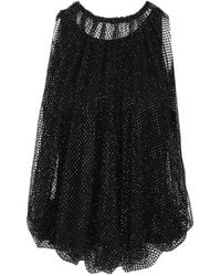 Sportmax - Mesh Top With Crystals - Lyst