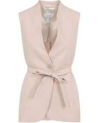 Peserico - Linen Gilet - Lyst