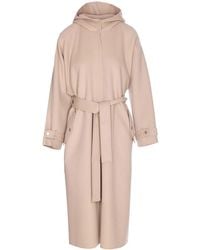 Pinko - Cartoccio Coat Frontal Buttons Closure - Lyst