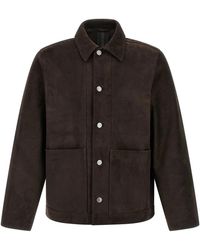 Giorgio Brato - Fiore Suede Jacket - Lyst