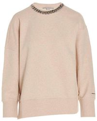 Stella McCartney - Sweatshirt With Removable Chain Detail - Lyst