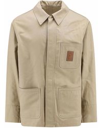 Ferragamo - Cotton And Viscose Jacket - Lyst