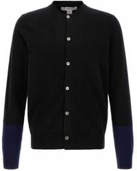 Comme des Garçons - Color-Block Detail Cardigan - Lyst