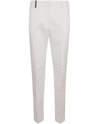 Peserico - Lightweight Satin Cigarette Trousers - Lyst