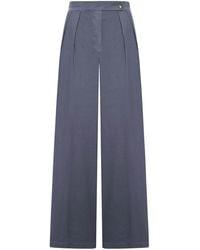 Dries Van Noten - Trousers With Pleats And Side Buttoning - Lyst