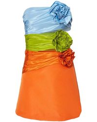 Carolina Herrera - Cut Out Strapleess Dress - Lyst