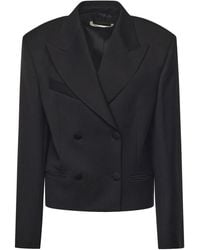 Nineminutes - Cropped Tuxedo Blazer - Lyst