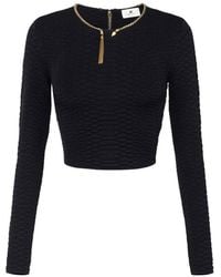 Elisabetta Franchi - Cropped Top - Lyst