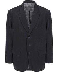 Ziggy Chen - Puppytooth Three Button Blazer - Lyst