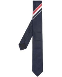 Thom Browne - Engineered Stripe Silk Tie - Lyst