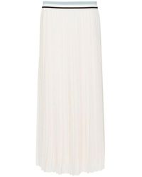 Moncler - Gonna Lunga A Pieghe - Lyst