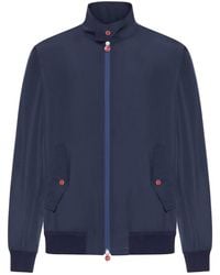 Kiton - Technical Fabric Bomber Jacket - Lyst
