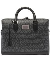 Dolce & Gabbana - All Over Logo Briefcase - Lyst